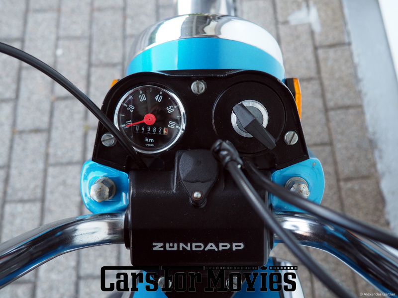 CarsForMovies | Zündapp ZD 40 brillant-blau 1980 Deutschland Blau Blau Zwei- und Dreirad Motorrad Baden-Württemberg 5667 Oldtimer Moped Mokick Mofa